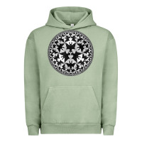 Pigment Oil Green M.C. Escher Circle Limit IV Urban Hoodie - trangStudio