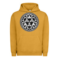 Pigment Peanut Butter M.C. Escher Circle Limit IV Urban Hoodie - trangStudio