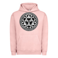Pigment Salmon M.C. Escher Circle Limit IV Urban Hoodie - trangStudio