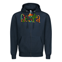Navy fiesta Zipper Hoodie - RacoonDesign