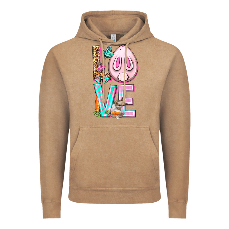 Love Rabbit Easter Day Vintage Hoodie by HowdyJamesFarm | Teevron