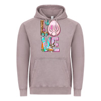Vintage Zinc Love Rabbit Easter Day Vintage Hoodie - HowdyJamesFarm