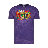 Cloud Purple cinco de mayo clerk Vintage Tee - CowGirlArtShop