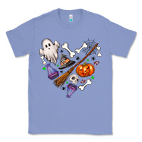 Colony Blue Love Halloween Classic Tee - NancyCooperArtShop