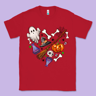 Love Halloween Classic Tee Designed By Nancycooperartshop