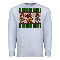 Heather Grey football gnomes Premium Sweatshirt - BarkalooDesign