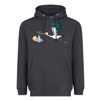 Smoke stork with baby boy Heavyweight Hoodie - BarkalooDesign