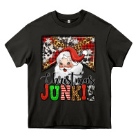 Asphalt Christmas junkie Santa Claus Heavy Core Tee - Jasminsmagicworld