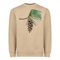 Mushroom white pine cone Heavyweight Sweatshirt - LillyAllenDesigns