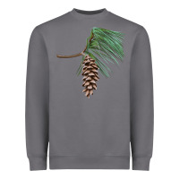 Storm white pine cone Heavyweight Sweatshirt - LillyAllenDesigns