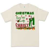 Bone Christmas Begins With Christ Premium Tee - Bettercallsaul