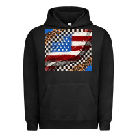 American Flag And Race Flag Urban Hoodie | Teevron