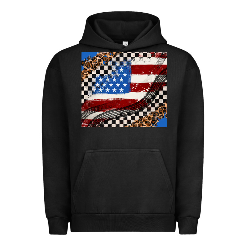 American Flag And Race Flag Urban Hoodie by AdoDesignShop | Teevron