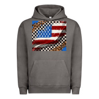 Pigment Tornado American flag and race flag Urban Hoodie - AdoDesignShop