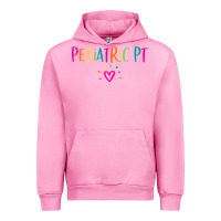 Fuchsia Pink Pediatric PT Physical Therapy Office Staff Appreciation Gift Urban Hoodie - trangStudio