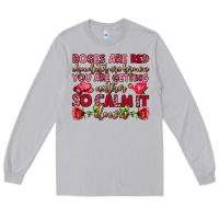 Moon Dust roses are red chocolates are brown Long Sleeve Tee - OliviaCreatesArt