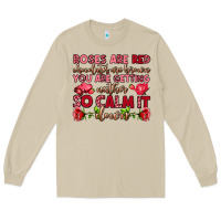 Mushroom roses are red chocolates are brown Long Sleeve Tee - OliviaCreatesArt