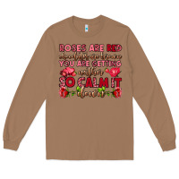 Toasted Coconut roses are red chocolates are brown Long Sleeve Tee - OliviaCreatesArt