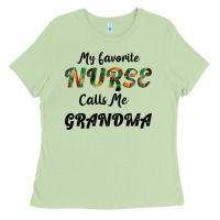 Matcha My Favorite Nurse Calls Me Grandma Ladies Tee - Bettercallsaul