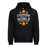Black funny cookie lover baking cookies baker candy gift Urban Hoodie - trangStudio
