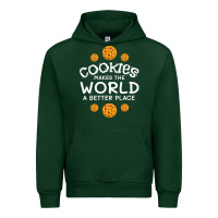 Forest Green funny cookie lover baking cookies baker candy gift Urban Hoodie - trangStudio