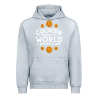 Heather Grey funny cookie lover baking cookies baker candy gift Urban Hoodie - trangStudio