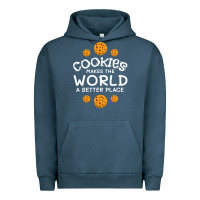 Pigment Midnight Navy funny cookie lover baking cookies baker candy gift Urban Hoodie - trangStudio