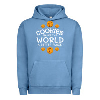 Pigment Pebble Blue funny cookie lover baking cookies baker candy gift Urban Hoodie - trangStudio