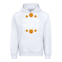 White funny cookie lover baking cookies baker candy gift Urban Hoodie - trangStudio