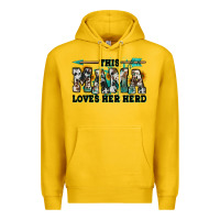 Lemon this mama loves her herd goats Premium Hoodie - Jasminsmagicworld