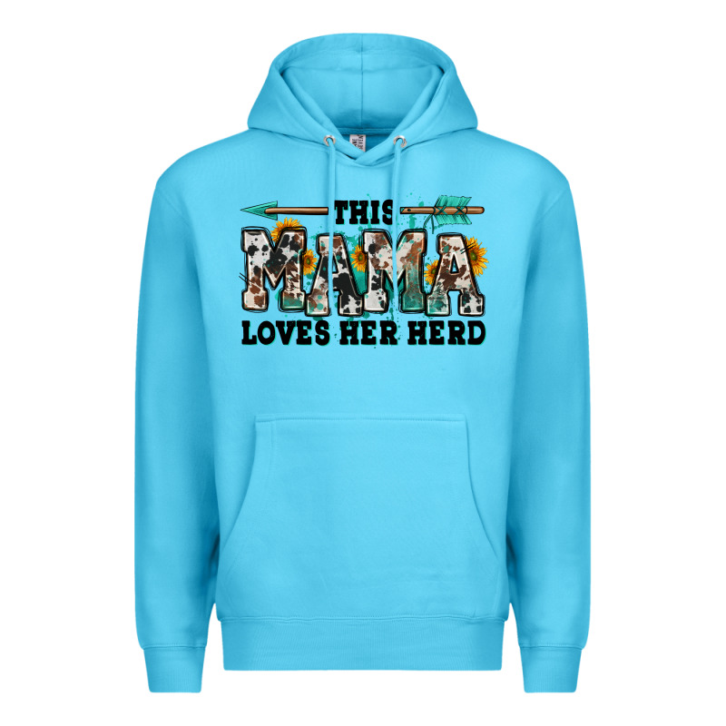 This Mama Loves Her Herd Goats Premium Hoodie by Jasminsmagicworld | Teevron