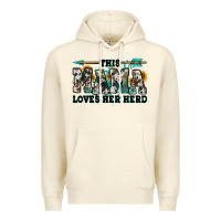 Sandshell this mama loves her herd goats Premium Hoodie - Jasminsmagicworld