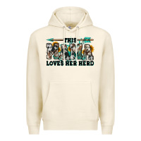 Tofu this mama loves her herd goats Premium Hoodie - Jasminsmagicworld