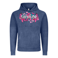 Vintage Denim Cancer survivor Cancer Awareness Vintage Hoodie - HowdyJamesFarm