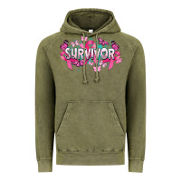 Vintage Olive Cancer survivor Cancer Awareness Vintage Hoodie - HowdyJamesFarm