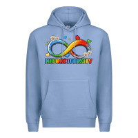 Colony Blue neurodiversity Premium Hoodie - LillyAllenDesigns