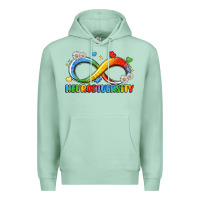 Seafoam neurodiversity Premium Hoodie - LillyAllenDesigns