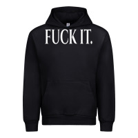 Black F It Period Dot Urban Hoodie - trangStudio