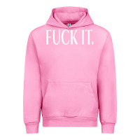 Fuchsia Pink F It Period Dot Urban Hoodie - trangStudio