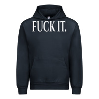 Navy F It Period Dot Urban Hoodie - trangStudio