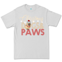 Dove Grey Christmas Dogs Paws Premium Tee - Bettercallsaul