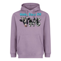 Lavender holy cow i'm one Heavyweight Hoodie - BarkalooDesign