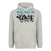 Moon Dust holy cow i'm one Heavyweight Hoodie - BarkalooDesign