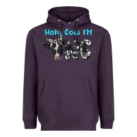 Plum holy cow i'm one Heavyweight Hoodie - BarkalooDesign