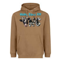 Toasted Coconut holy cow i'm one Heavyweight Hoodie - BarkalooDesign