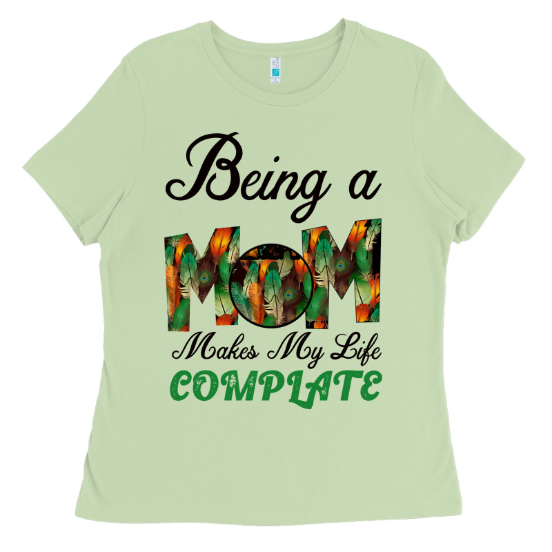 Being A Mom Makes My Life Complete For Dark Ladies Tee by Bettercallsaul | Teevron