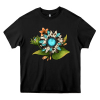 Black gemstone sunflower Heavy Core Tee - JahusDesignShop