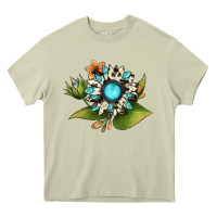 Mossy gemstone sunflower Heavy Core Tee - JahusDesignShop