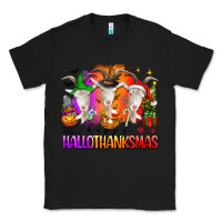 Black happy hallothanksmas goats Classic Tee - texasbilliewilder