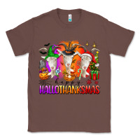 Chestnut happy hallothanksmas goats Classic Tee - texasbilliewilder